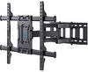 Full Motion TV Wall Mount for Most 37-84 Inch Flat Curved Screen, Wall Bracket with Articulating Arms Swivel Tilt Leveling Fits 8”-16" Wood Studs Holds up to 132lbs Max VESA 600x400mm