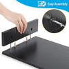 Dual Monitor Stand Riser with Adjustable Length & Angle, Double Monitor Riser for PC, Computer, Laptop