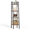 Ladder Shelf Bookcase, Bookshelf 4 Tier, Plant Flower Stand, Multipurpose Organizer Rack for Home/Office/Living Room/Balcony/Bedroom