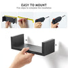 Floating Shelves U-Shaped, Wall Shelf 3 Sizes, Black Floating Shelves for Bathroom/Bedroom/Living Room/Kitchen - AMFS13-B