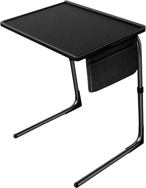 TV Tray Table, Folding TV Dinner Table Comfortable Folding Table with 3 Tilt Angle Adjustments for Eating Snack Food, Stowaway Laptop Stand 1 Pack