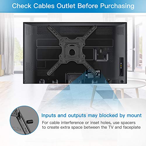 Heavy Duty TV Wall Mount for Most 32-55 inch Flat and Curved TVs up to 88lbs with Swivel Tilt & Extension Arm, Full Motion TV Mount Fits LED LCD OLED 4K TVs, Max VESA 400x400mm, PSMFK12