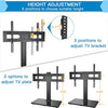 Swivel Desktop TV Stand Mount for 37-70 Inch LCD OLED Flat/Curved Screen TVs-Height Adjustable Table Top TV Stand/Base with Wire Management, VESA 600x400mm up to 88lbs, PSTVS18