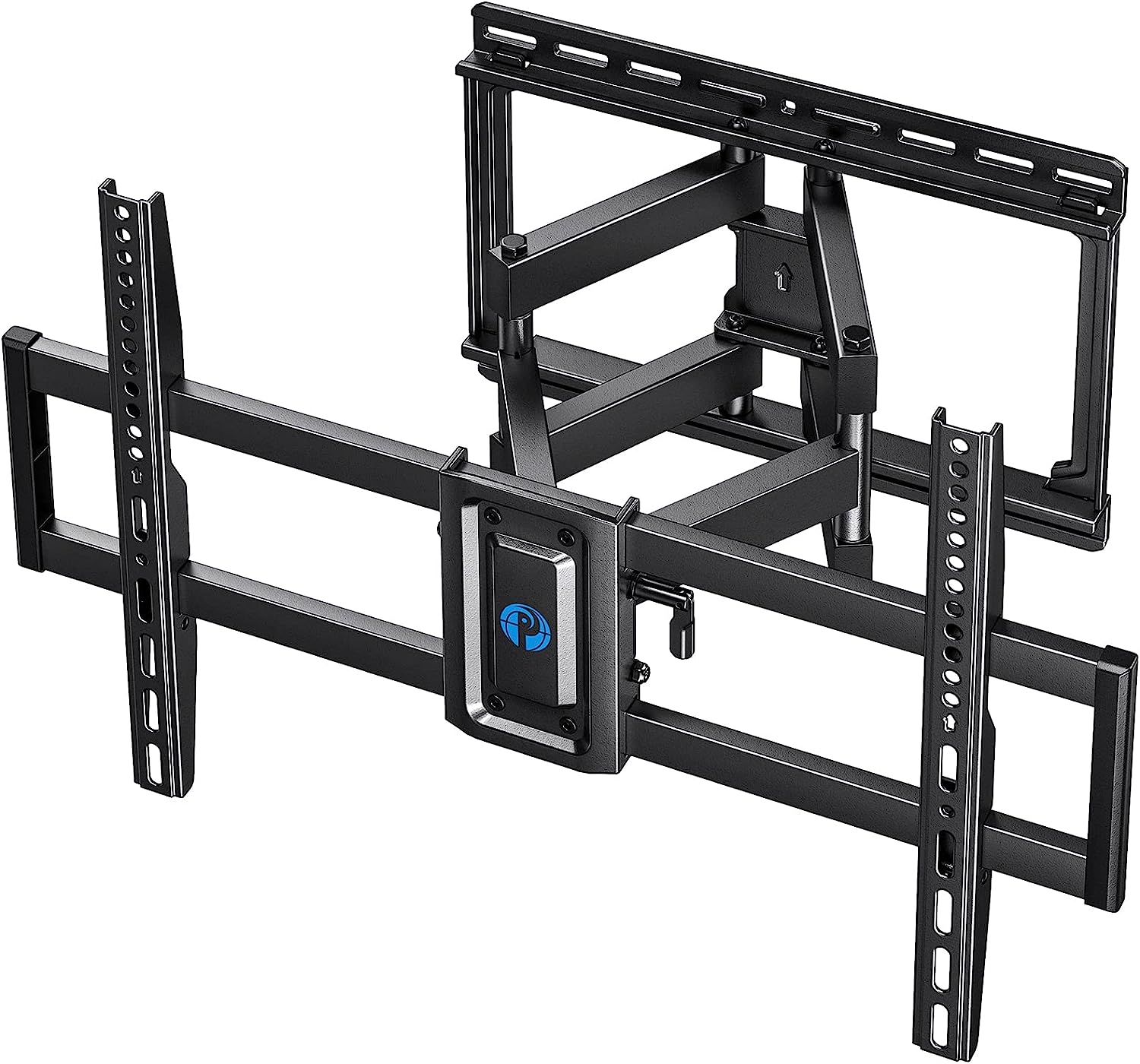 Full Motion TV Wall Mount for 37-75 inch LED LCD OLED TVs, Swivel TV Mount Wall Bracket Dual Articulating Extension Arms, Max VESA 600x400mm Holds up to 100lbs, Fits 8/12/16