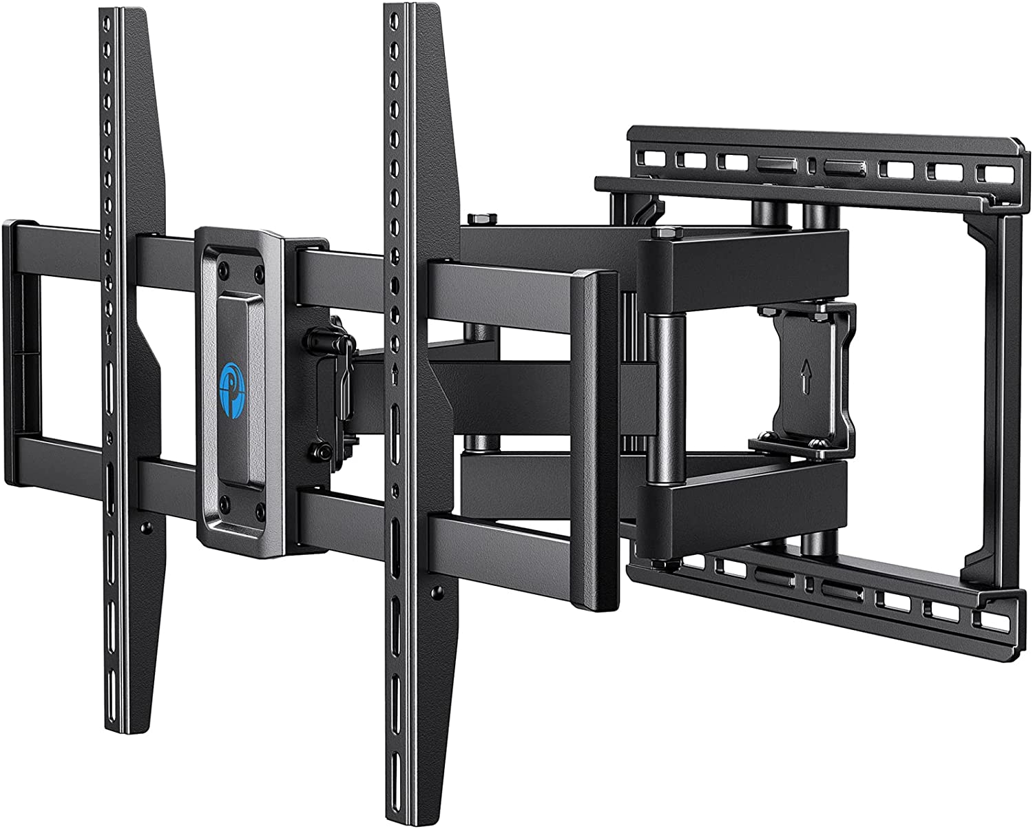 Full Motion TV Wall Mount for 37-75 inch LED LCD OLED TVs, Swivel TV Mount Wall Bracket Dual Articulating Extension Arms, Max VESA 600x400mm Holds up to 100lbs, Fits 8/12/16