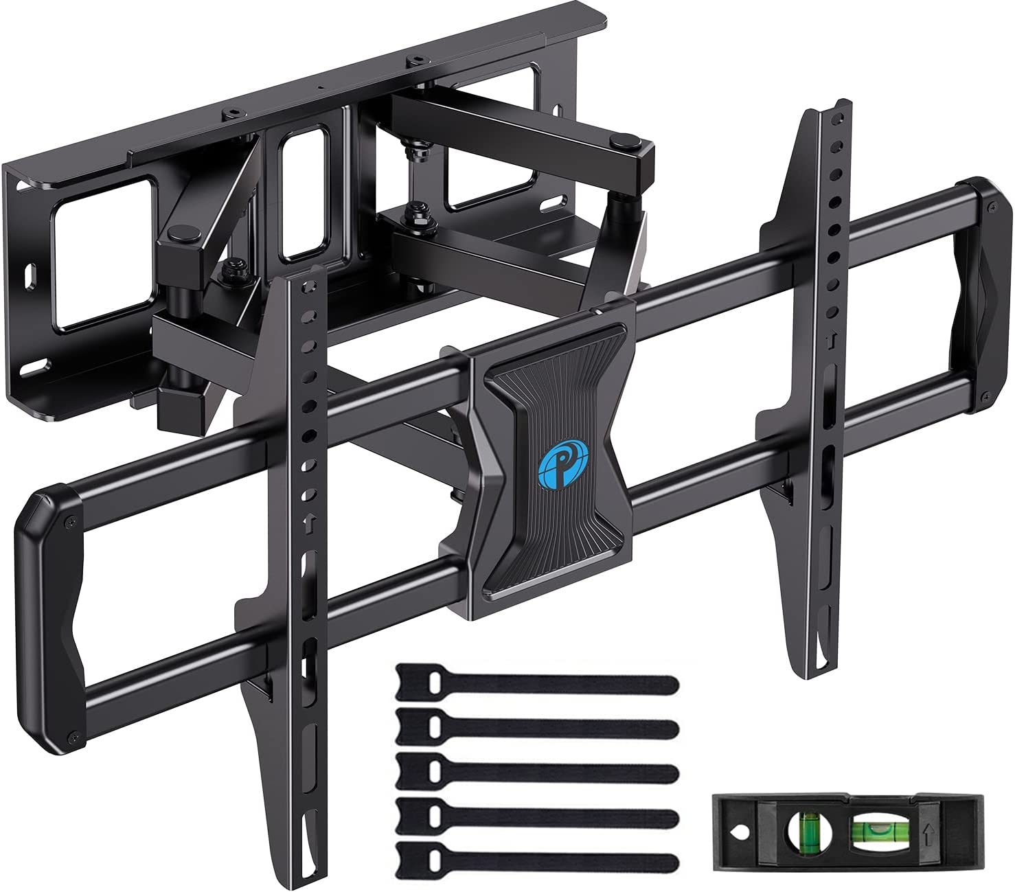 Full-Motion TV Wall Mount for Most 37–75 Inch TVs up to 100 lbs, Wall Mount TV Bracket with Dual Articulating Arms, Extension, Swivel, Tilt, Fits 16